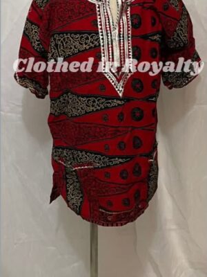 Boys kitenge shirt 5-7 years old