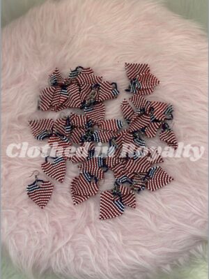 American flag earrings