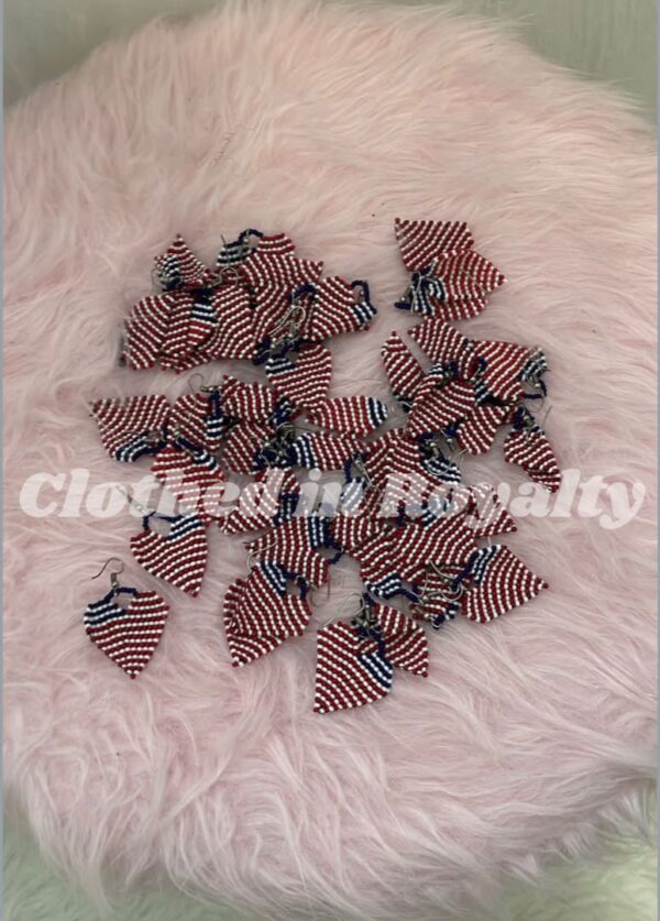 American flag earrings