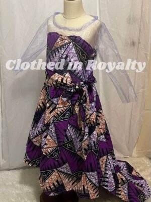Kids kitenge dress 6-9 years