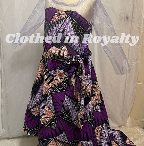 Kids kitenge dress 6-9 years