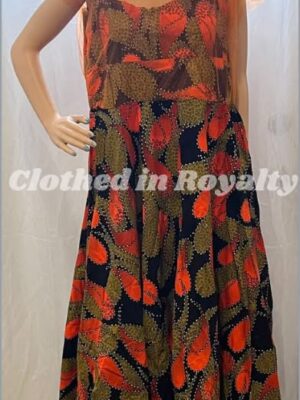 Kitenge long dress