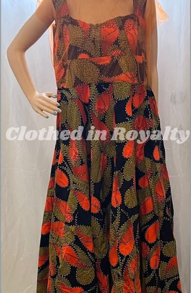 Kitenge long dress