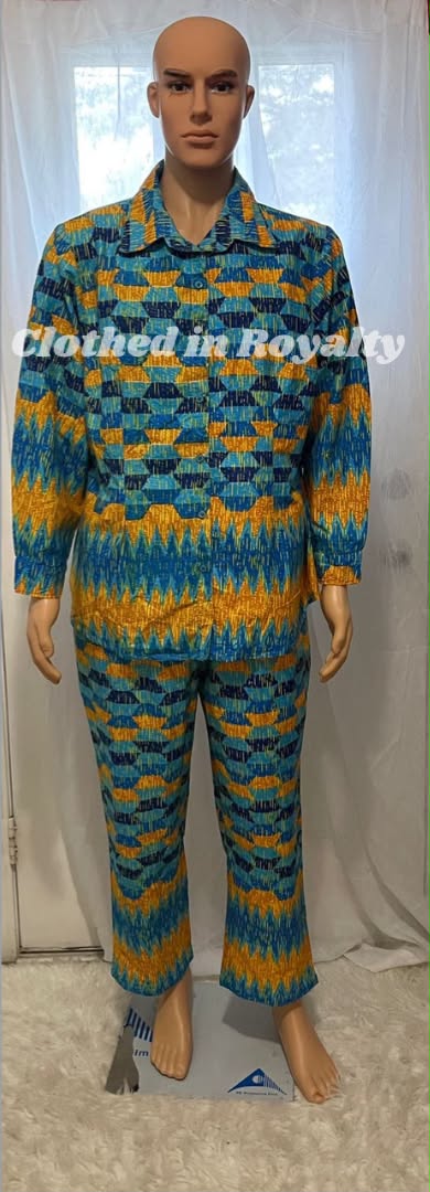 Kitenge suit for man Size large
