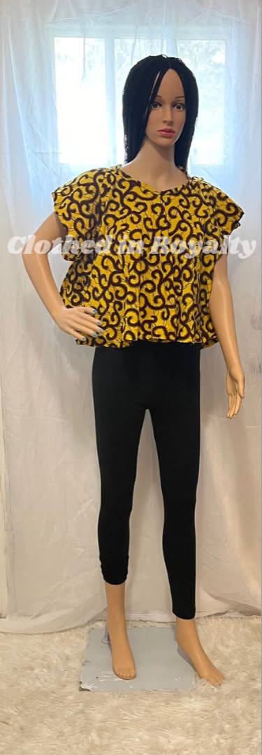 Kitenge top Size large