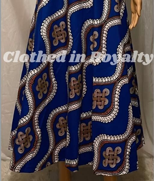 Kitenge wrap skirt one size fits all