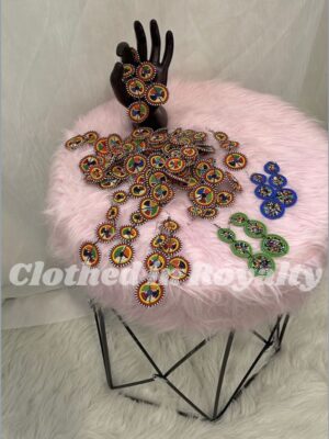 Long beaded earrings