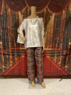 Wide legs pants and top-M, L, xl